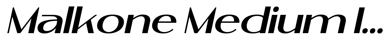 Malkone Medium Italic